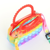 Сумка детская для девочки на молнии &laquo;Выбражулька&raquo;, pop it, цвет красный