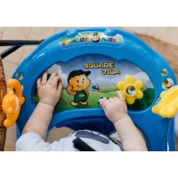 Ходунки &laquo;Солнышко&raquo;, 7 колес, муз. игрушки, синий