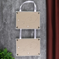 Фоторамка двойная на тесьме L-3 10х15 см перламутр (пластиковый экран) Фоторамка двойная на тесьме L-3 10х15 см перламутр (пластиковый экран)