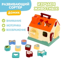 Сортер &laquo;Домик&raquo;, 9 элементов