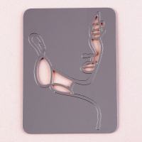 Украшение для торта «Девушка с серьгой», цвет золото Украшение для торта «Девушка с серьгой», цвет золото