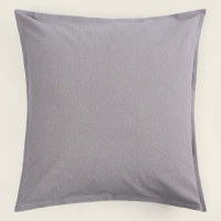 Наволочка SL Home "Деним" 70*70+2 см, цв.серый, 100% жатый хлопок
