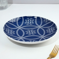 Тарелка керамическая &laquo;Марокко&raquo;, 22.5 см, цвет синий