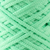 Шнур плоский 3 мм полиэфирный в клубках 100м/170г (+/- 5%) мятный-181