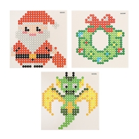 Аквамозаика &laquo;Дракончик зелёный&raquo;, более 1000 шариков, 3 трафарета