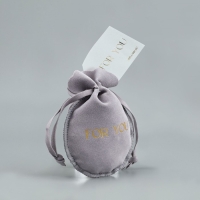 Мешок замшевый «Для тебя», серый, тиснение, 9 × 12 см Мешок замшевый «Для тебя», серый, тиснение, 9 × 12 см