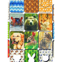 Доски Сегена «Животные», набор 18 шт. Доски Сегена «Животные», набор 18 шт.