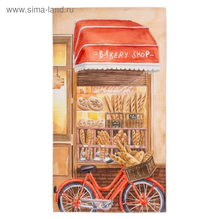 Полотенце "Этель" Bakery house 40х73 см, 100% хлопок, репс 210 г/м2