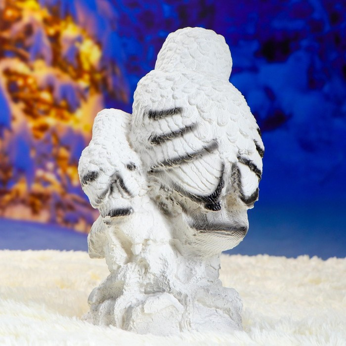 Садовая фигура Садовая фигура "Совы полярные" 33см