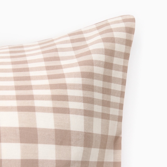 Наволочка Этель Beige cage 50*70см, 100% жатый хлопок, 140 г/м² Наволочка Этель Beige cage 50*70см, 100% жатый хлопок, 140 г/м²