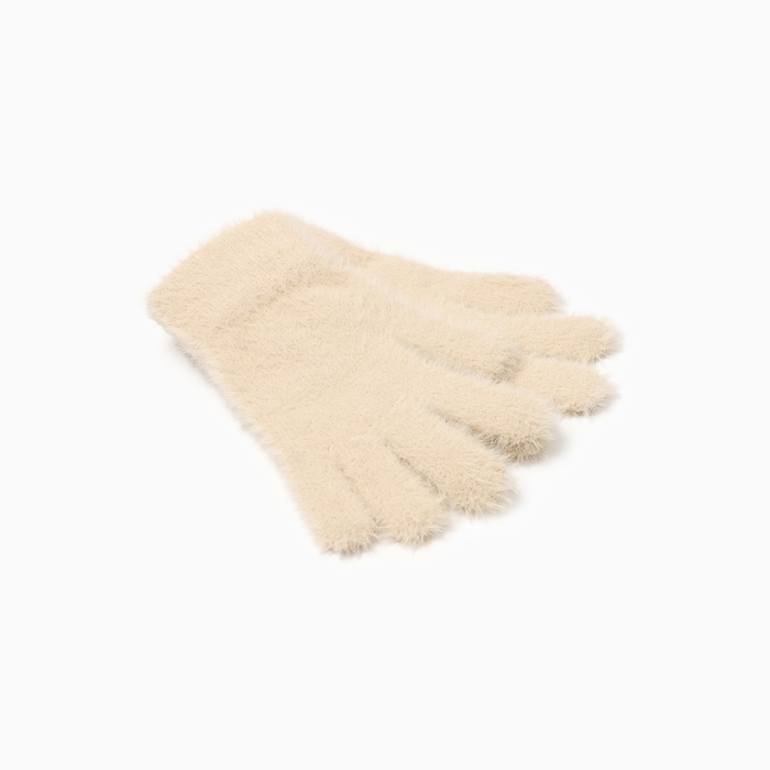 Перчатки MINAKU, цвет бежевый, 21 см Перчатки MINAKU, цвет бежевый, 21 см