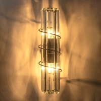 Бра "Кристас" 2хЕ27 40Вт черный 14х12х40см