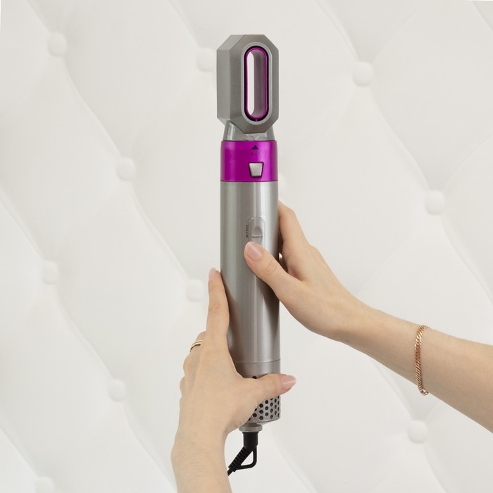 Мультистайлер Luazon LW-17, 1000 Вт, керамическое покрытие, 5 насадок, до 120 &deg;C