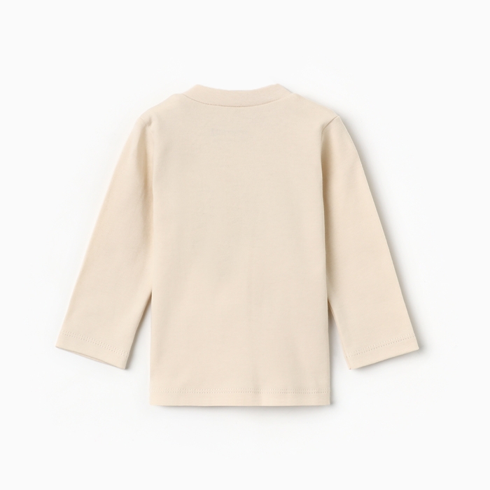 Футболка с дл. рукавом Крошка Я Oranges р. 62-68, молочный Футболка с дл. рукавом Крошка Я Oranges р. 62-68, молочный