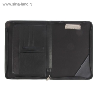 Пaпка деловая, искусственная кожа, для бумаг, 360 х 260 х 30 мм, с металлическим прижимом, 6Д07 "Люкс " чёрная Пaпка деловая, искусственная кожа, для бумаг, 360 х 260 х 30 мм, с металлическим прижимом, 6Д07 "Люкс " чёрная