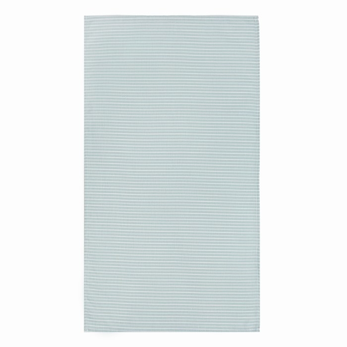Набор кухонных полотенец Доляна &laquo;Полосы&raquo;, 40х70см- 2шт, зеленый, 50%п/э, 50%хл