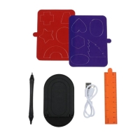 Планшет для рисования и заметок Luazon, 17", функция блокировки, оранжевый Планшет для рисования и заметок Luazon, 17", функция блокировки, оранжевый