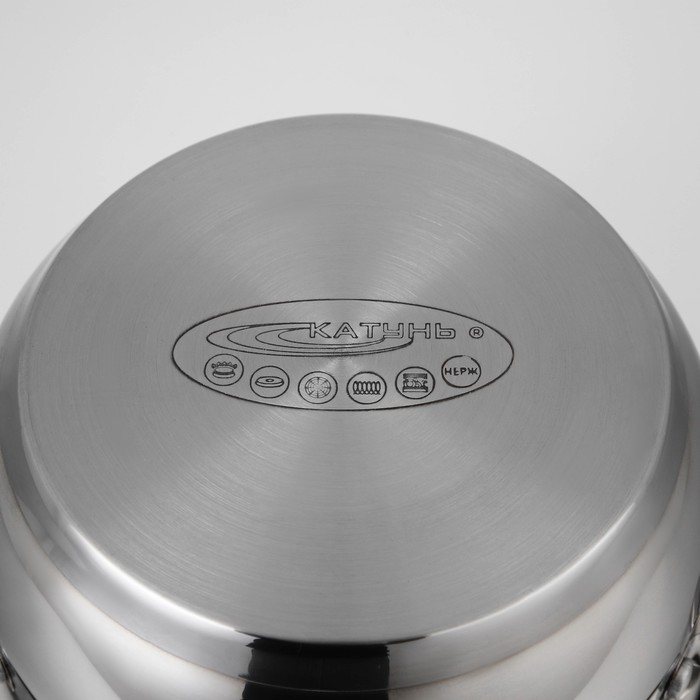 Набор кастрюль &laquo;Гретта&raquo;, 2 предмета: 2,2; 4,2 л, капсульное дно, индукция