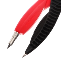 Циркуль пластиковый ErichKrause "Classic", 122мм, PVC чехол, микс Циркуль пластиковый ErichKrause "Classic", 122мм, PVC чехол, микс