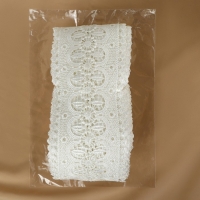 Кружево гипюровое, 83 мм &times; 11 &plusmn; 1 м, цвет айори