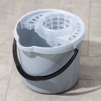 Ведро с отжимом МОП Etna, 9 л, 29&times;28&times;23.5 см, цвет серый