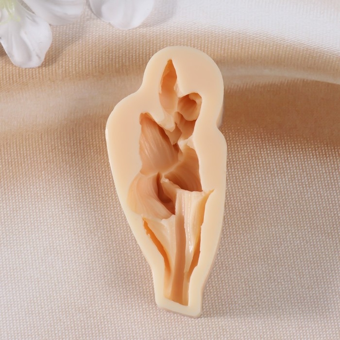 Молд силиконовый Молд силиконовый "Бутон ириса" 2х3,5х8 см