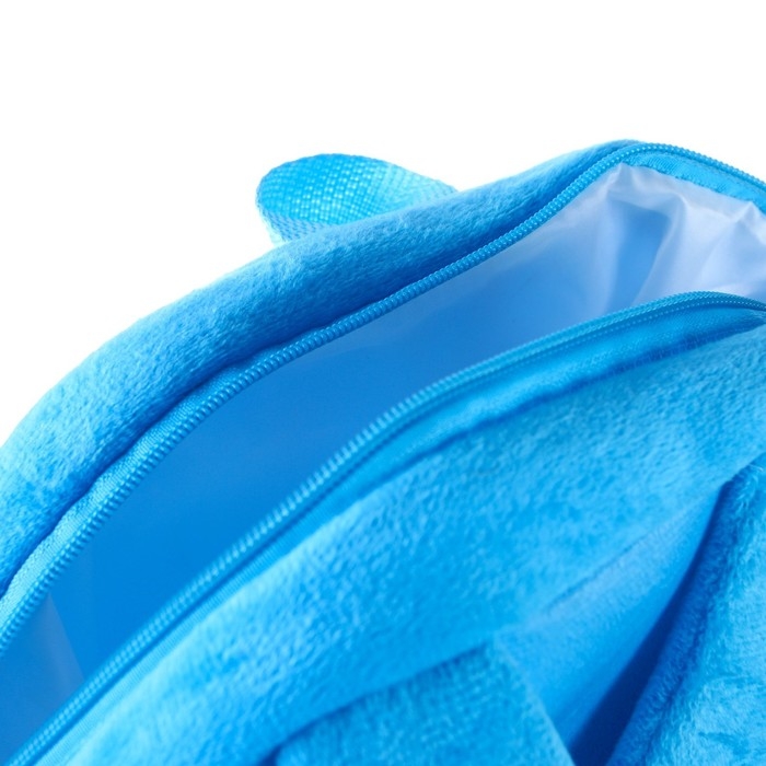 Рюкзак плюшевый с карманом, 25,5 х 33 х 11 см Рюкзак плюшевый с карманом, 25,5 х 33 х 11 см "Крош", Смешарики