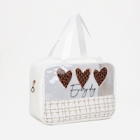 Косметичка на молнии, цвет белый Косметичка на молнии, цвет белый