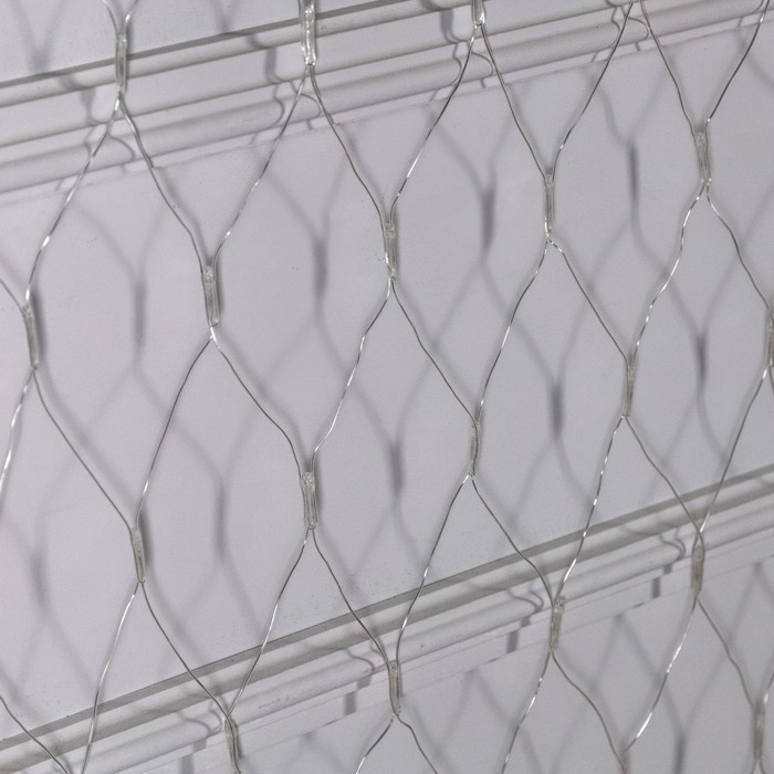 Гирлянда &laquo;Сеть-ёлка&raquo; 2 &times; 2 м, IP20, тёмная нить, 152 LED, свечение зелёное, 8 режимов, 220 В