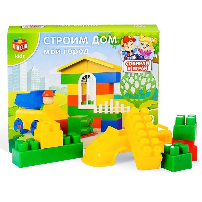 Конструктор &laquo;МОЙ ГОРОД: Строим дом&raquo;, 30 деталей