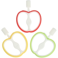 Прорезыватель силиконовый, массажер &laquo;Яблочко&raquo;, цвет МИКС, Крошка Я