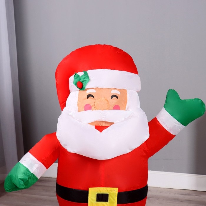 Надувная фигура Надувная фигура "Дед Мороз" машет рукой, 90 см