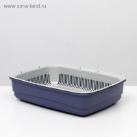 Лоток большой с сеткой Atlantis "Стандарт", 42 х 31 х 10 см, фиолетовый, Лоток большой с сеткой Atlantis "Стандарт", 42 х 31 х 10 см, фиолетовый,