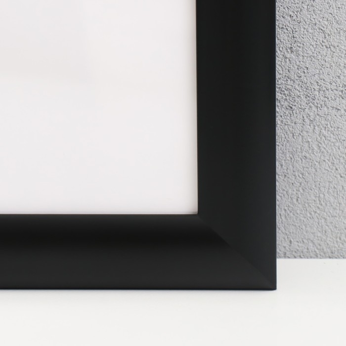 Фоторамка пластик "МИРАМ" 30х40 см 277 чёрный (пластиковый экран)