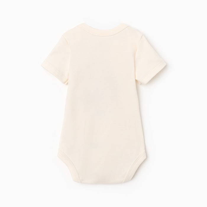 Боди Крошка Я "Christmas", рост 62-68 см, молочный