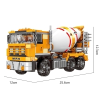 Конструктор Техно &laquo;Бетономешалка&raquo;, 654 детали