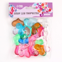 Сердечки пластиковые декоративные, набор 25 шт., размер 1 шт. — 3 × 3,5 см, цвет МИКС Сердечки пластиковые декоративные, набор 25 шт., размер 1 шт. — 3 × 3,5 см, цвет МИКС