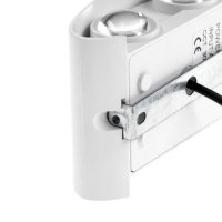 Светильник фасадный &laquo;Полусфера&raquo;, FSD-073, 4 Вт, 3000К, 2 луча, IP65, 220 В, пластик, белый   1008420