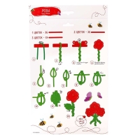 Цветы своими руками из меховых палочек &laquo;Букет нежных роз&raquo;, набор для творчества на 8 марта