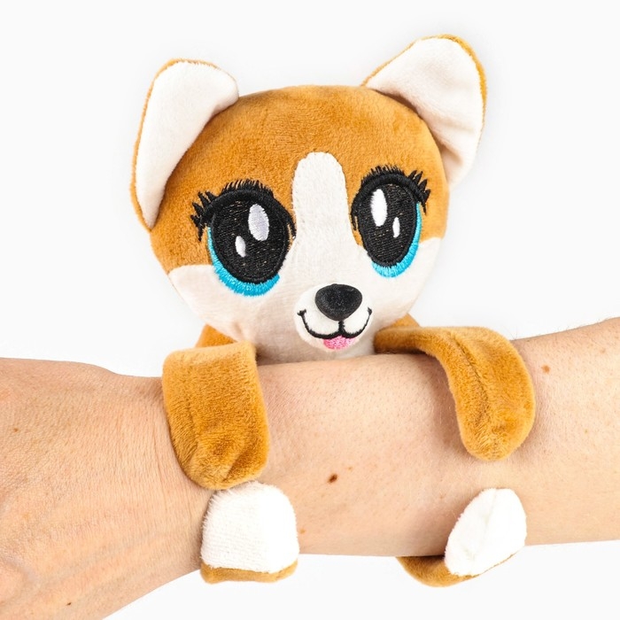 Мягкая игрушка &laquo;Обнимашка-Корги&raquo;, браслет