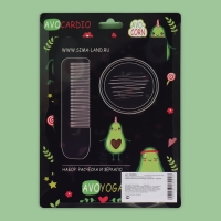 Набор &laquo;Авокадо&raquo;, зеркало, расчёска