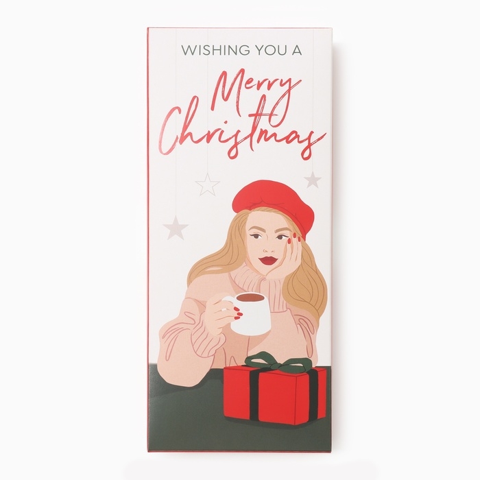 Женские перчатки в подарочной коробке Merry Christmas р.19 Женские перчатки в подарочной коробке Merry Christmas р.19