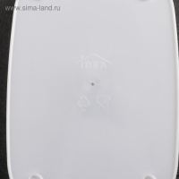 Подставка для столовых приборов 3-х секционная, цвет белый Подставка для столовых приборов 3-х секционная, цвет белый