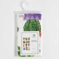 Полотенце "Этель" Кактусы 40х73 см, 100% хлопок, саржа 190 гр/м2