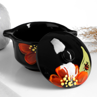 Бульонница с крышкой "Псковская" 0,5л / 11,5х13см, божья коровка Бульонница с крышкой "Псковская" 0,5л / 11,5х13см, божья коровка