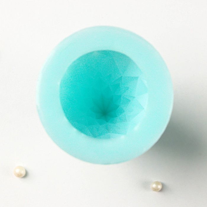 Силиконовый молд &laquo;Ёлочка геометрическая&raquo;, 5&times;5&times;6 см, цвет бирюзовый