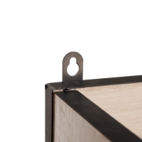 Зеркало-шкаф для ванной комнаты "Сантана 50", Дуб Сантана светлый, 50 х 70 х 16 см