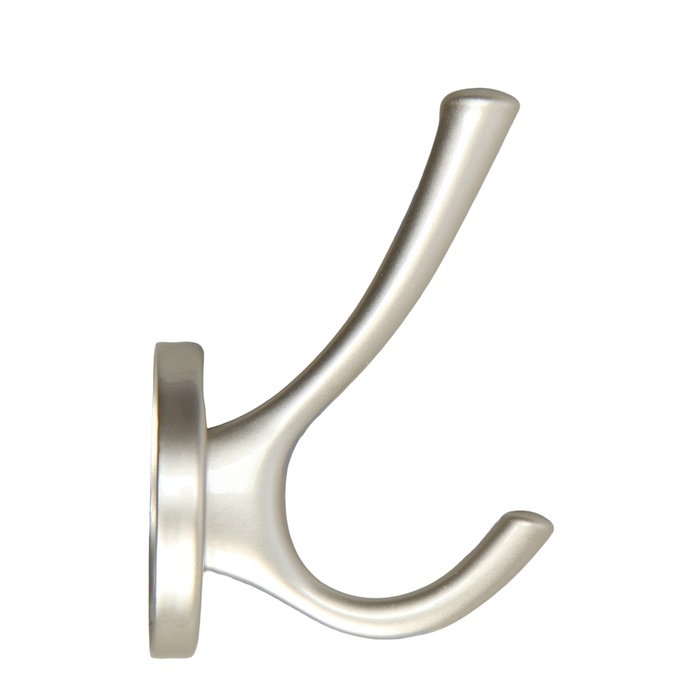 Крючок мебельный CAPPIO SIMPLE, двухрожковый, матовый хром