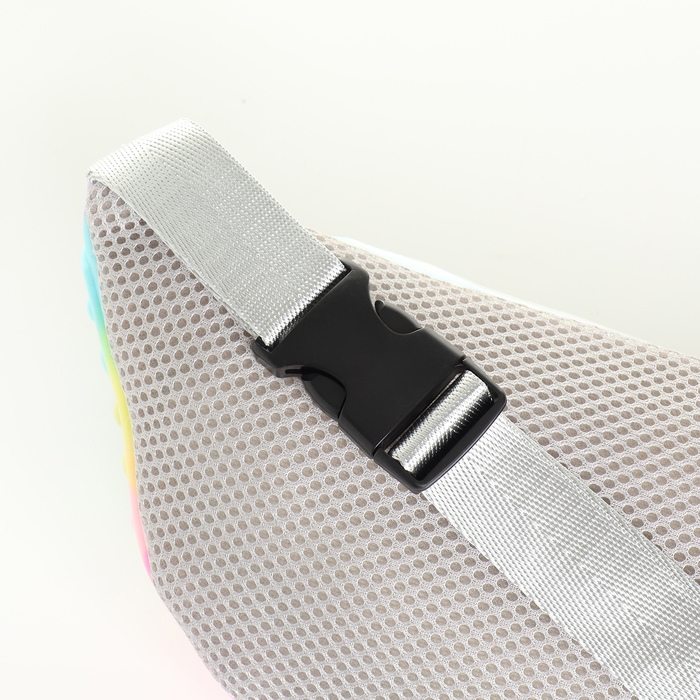 Сумка поясная детская на молнии &laquo;Выбражулька&raquo;, pop it, цвет разноцветный