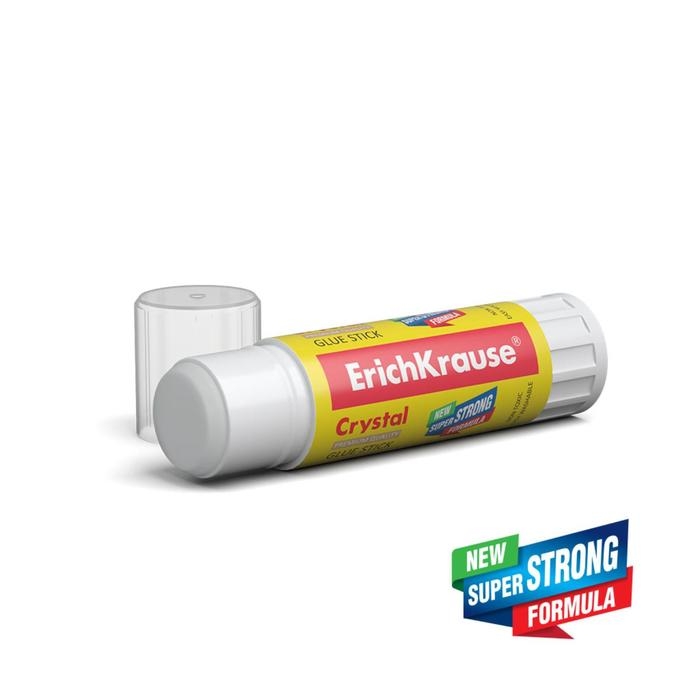 Клeй-карандаш ErichKrause Crystal PVP, 15 г, прозрачный Клeй-карандаш ErichKrause Crystal PVP, 15 г, прозрачный
